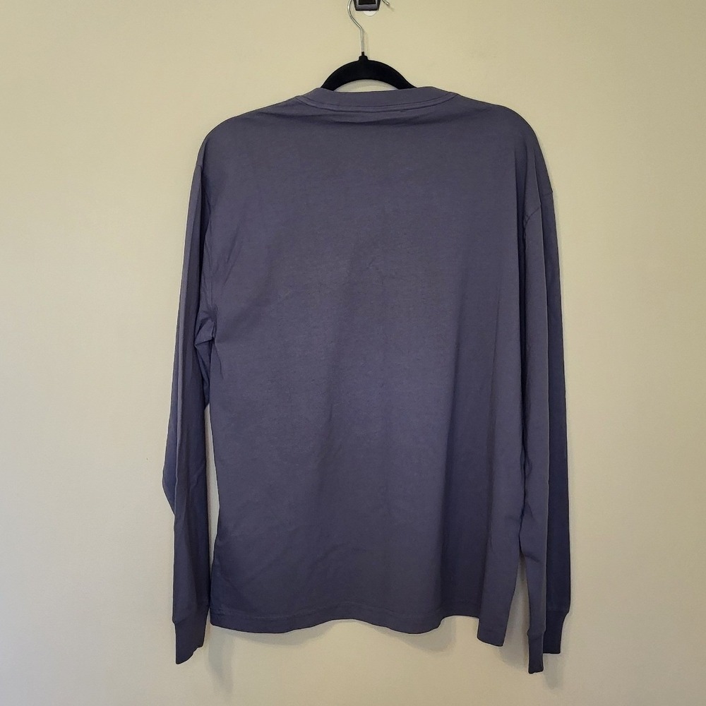 Madewell‎ Mens Long Sleeve Vintage Pocket Tee Slate Blue Small NWT - Picture 3 of 4